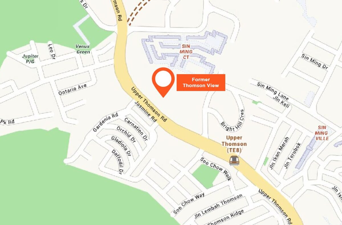 Thomson Reserve Location Map